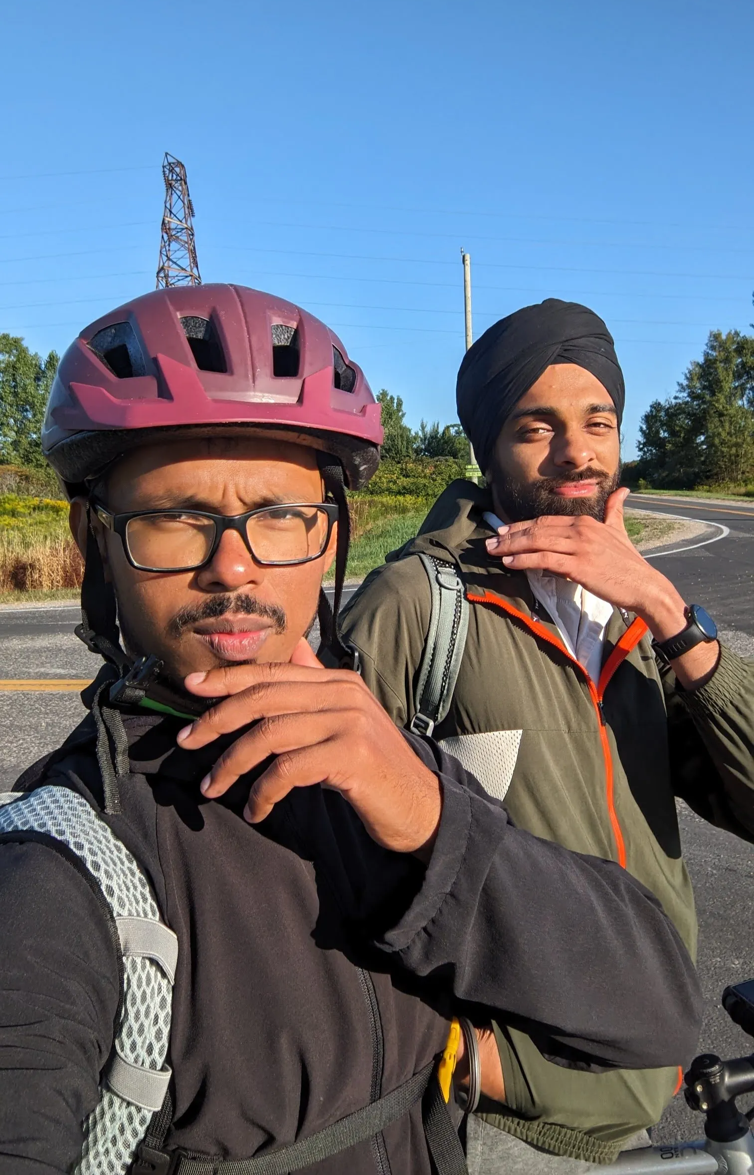 After finishing some business with the cops