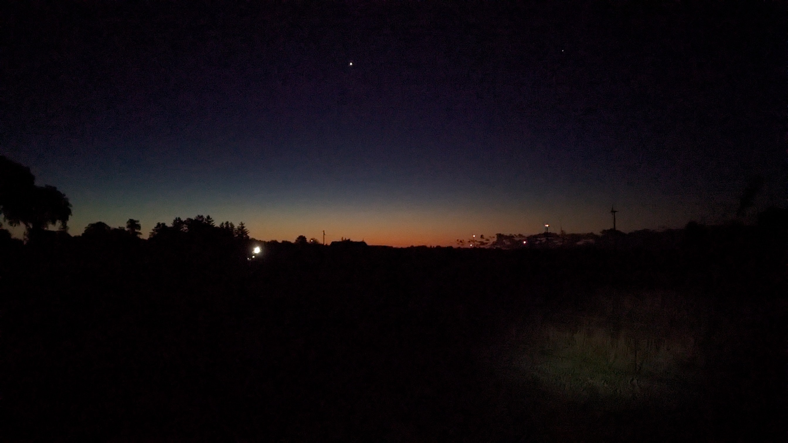 The first sunrise